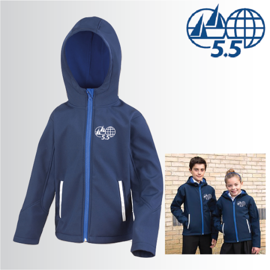 (image for) Child Hooded Softshell Jacket (R224J) - Click Image to Close