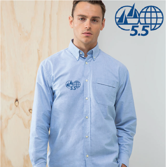 (image for) Mens Delux Oxford Shirt, Long Sleeve (HB510) - Click Image to Close