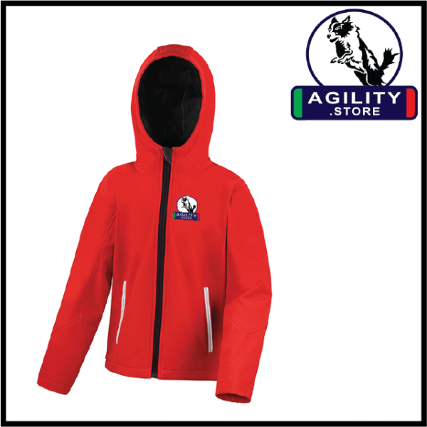 (image for) Agility Child Hooded Softshell Jacket (R224J)