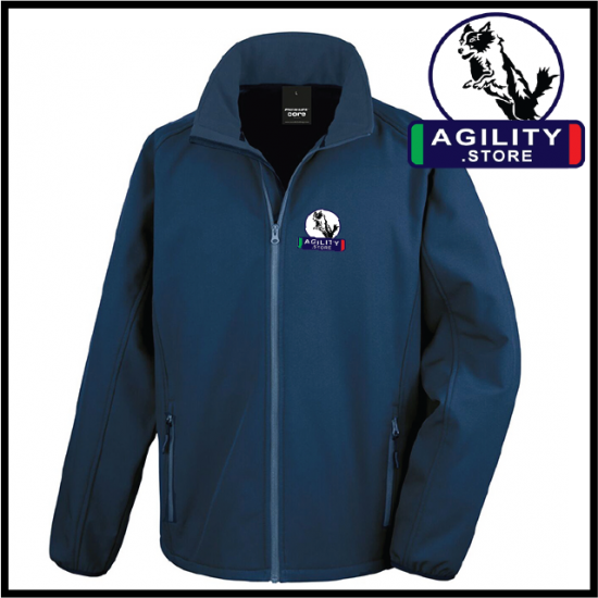 Agility Mens Softshell Jacket 2ply (R231M) - Click Image to Close
