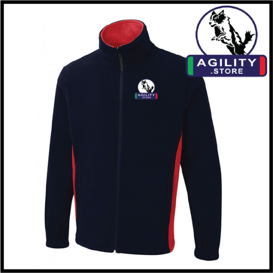 Agility Two-Tone Fleece Jacket (UC617) - Click Image to Close