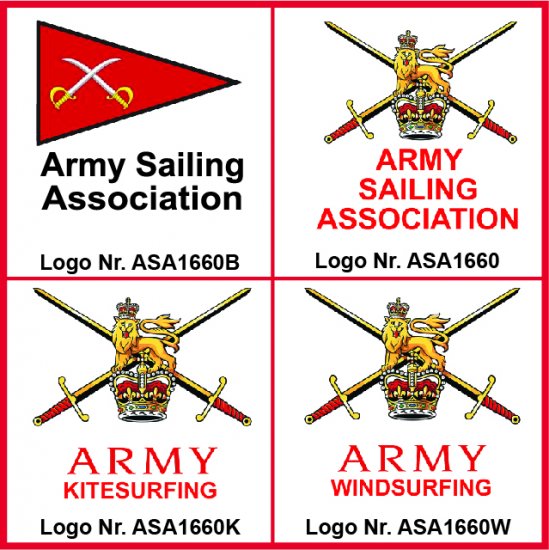 Army Sailing Association Logos