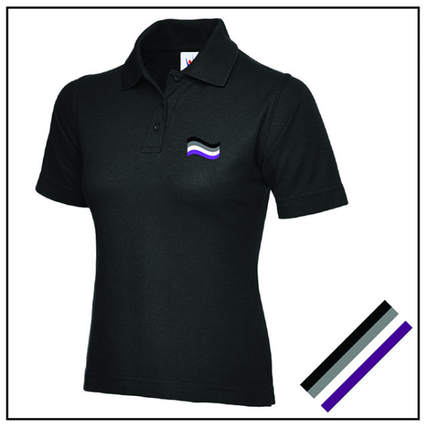 (image for) Asexual Ladies Polo Shirt