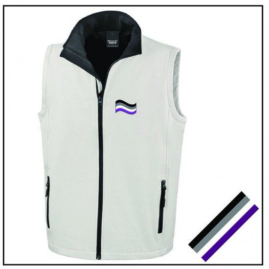 Asexual Mens Gilet - Click Image to Close