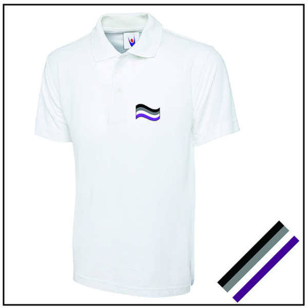 (image for) Asexual Mens Polo Shirt