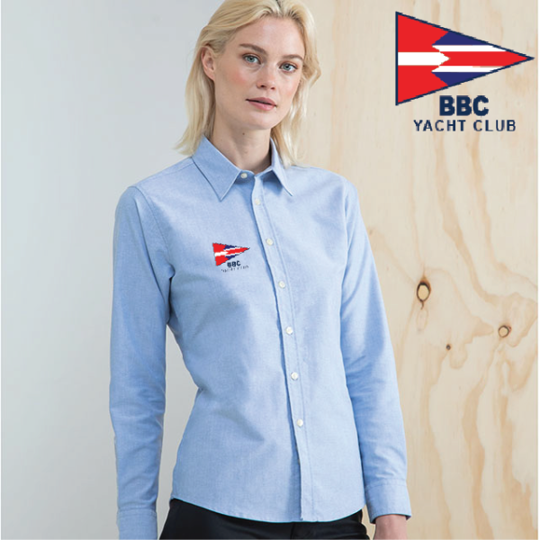 (image for) Delux Oxford Shirt, Ladies Long Sleeve (HB511)