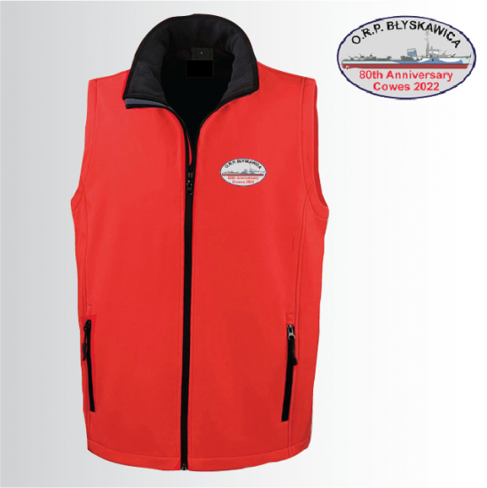 OW Mens Softshell Gilet 2ply (R232M) - Click Image to Close