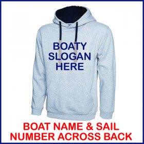 Boaty Slogan Contrast Hoody - UC507