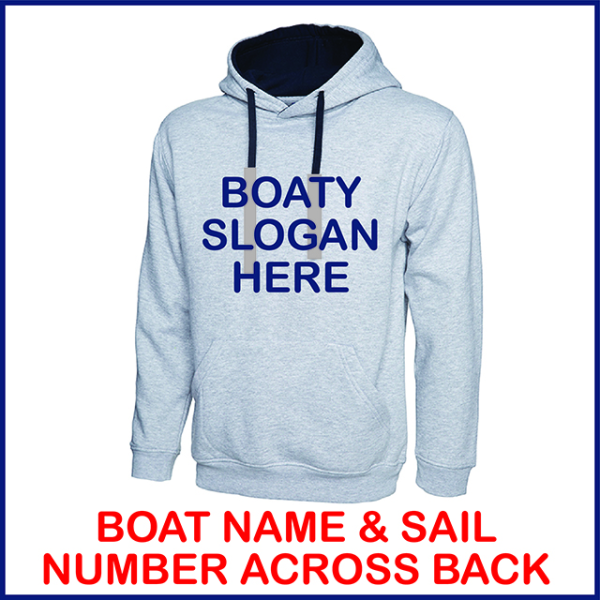 (image for) Boaty Slogan Contrast Hoody - UC507