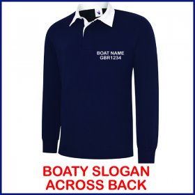 Boaty Slogan Rugby Shirt - UC402