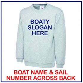 Boaty Slogan Sweat Shirt - UC203