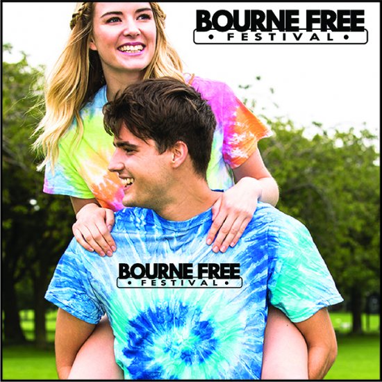Bourne Free Swirl T-Shirt - Click Image to Close