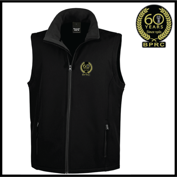 (image for) Mens Softshell Gilet 2ply (R232M)