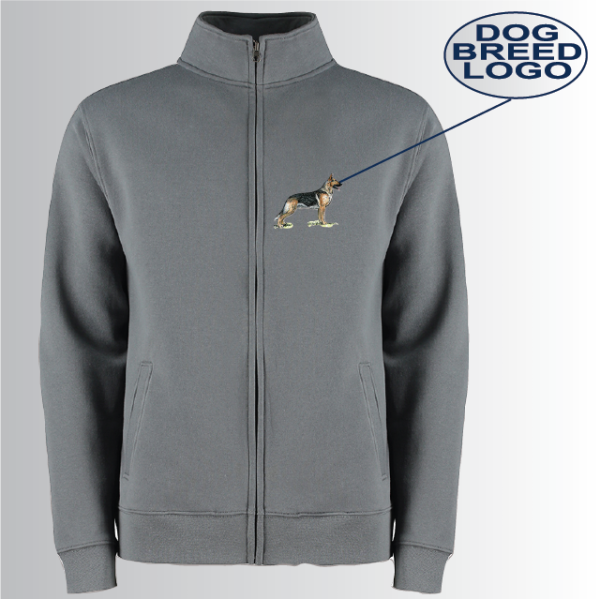 (image for) DBL Unisex Full Zip Collared Sweat Shirt (KK334)