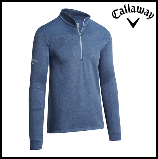 Callaway Pieced Waffle 1/4 Zip Pullover (CW072) - Click Image to Close