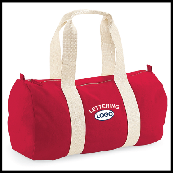 (image for) Canvas Organic Barrel Bag (W814)