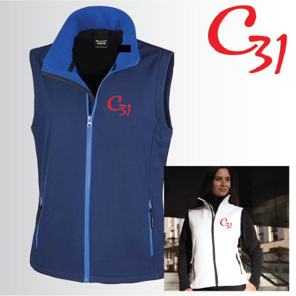 (image for) Ladies Softshell Gilet 2ply (R232F)