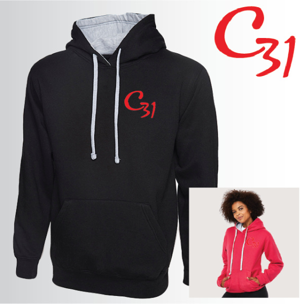 (image for) Unisex Contrast Hoody (UC507)