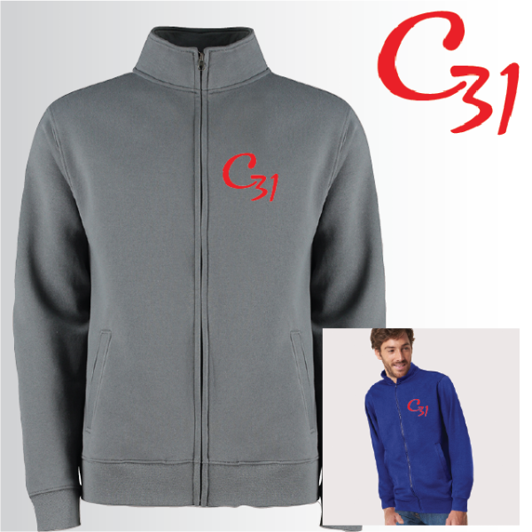 (image for) Full Zip Collared Sweat Shirt (UC512)