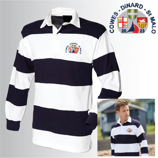 Striped Rugby Shirt (FR08M) - Click Image to Close