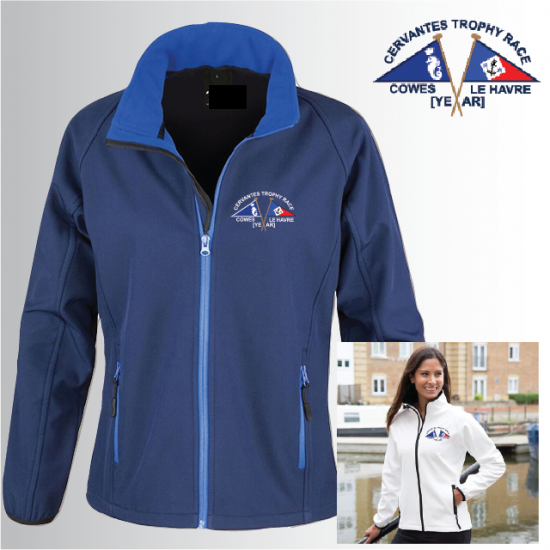 Ladies Softshell Jacket 2ply (R231F) - Click Image to Close