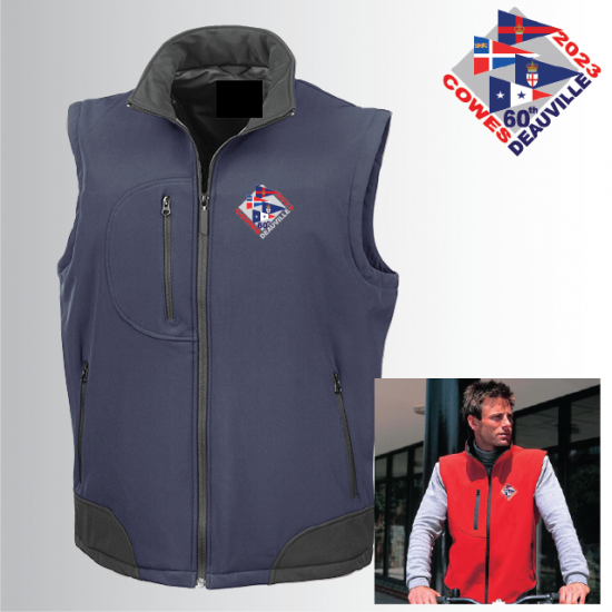 Unisex 3ply Softshell Gilet (R123A) - Click Image to Close