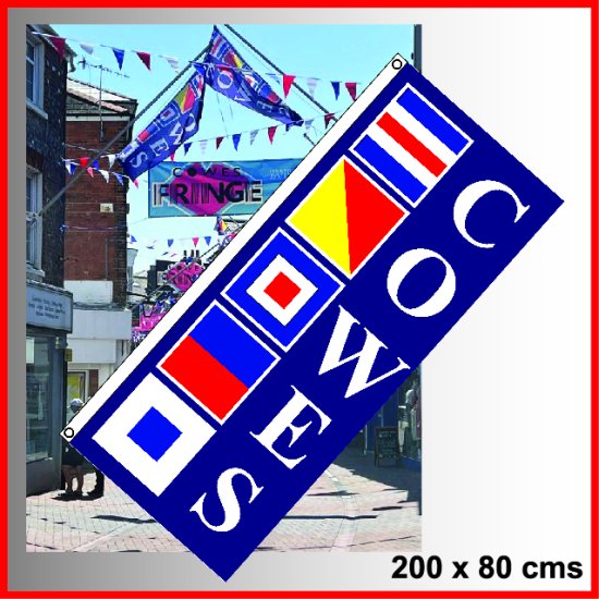 Cowes Street Flag - 200x80 cms - Click Image to Close