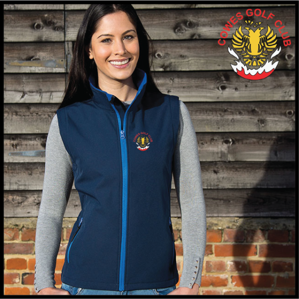 (image for) CowesGC Ladies Softshell Gilet 2ply (R232F)