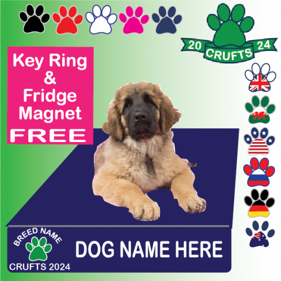 Crufts Bench Rug - FREE Magnet & Key Ring - Click Image to Close