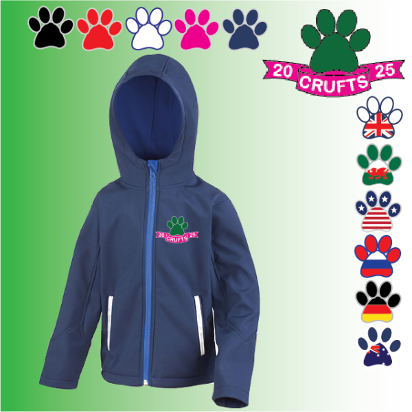 (image for) Crufts Child Hooded Softshell Jacket (R224J)