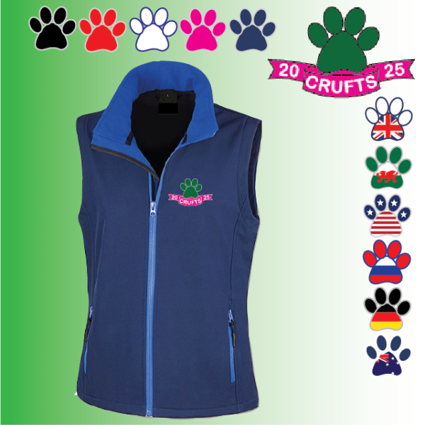 (image for) Crufts Ladies Softshell Gilet 2ply (R232F)