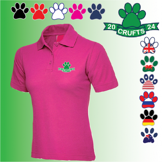 Crufts Ladies Classic Polo Shirt (UC106) - Click Image to Close