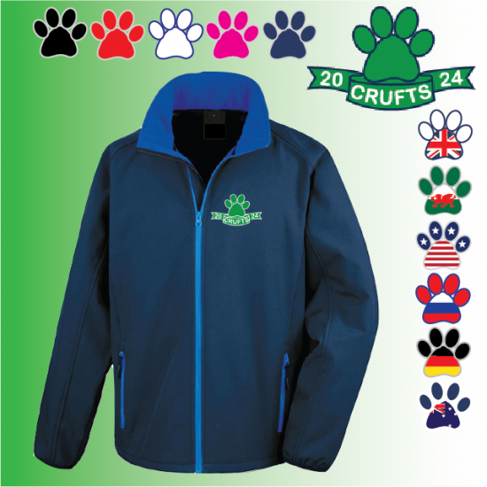 Crufts Mens Softshell Jacket 2ply (R231M) - Click Image to Close
