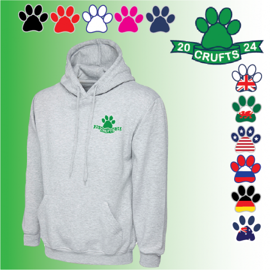 Crufts Unisex Classic Hoody (UC502) - Click Image to Close