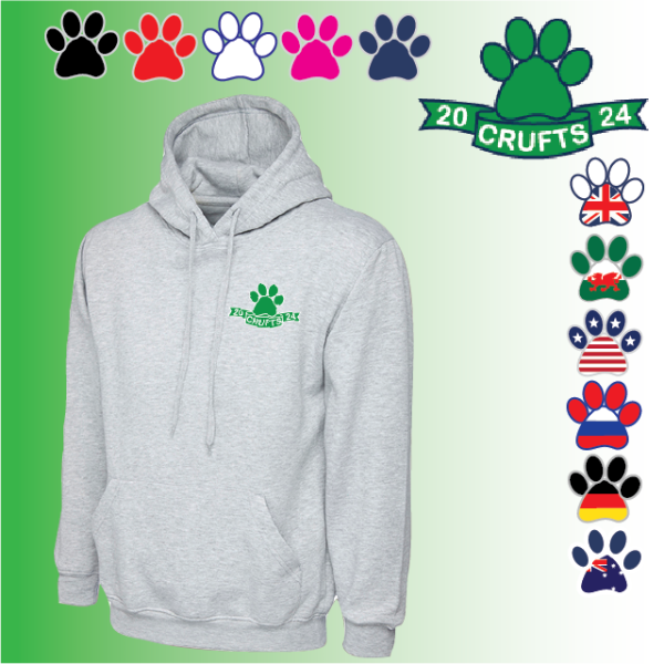 (image for) Crufts Unisex Classic Hoody (UC502)