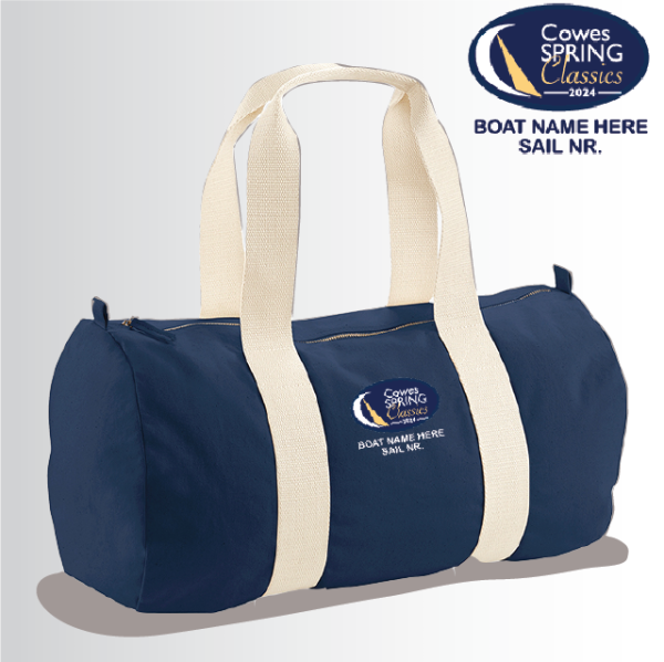 (image for) Canvas Organic Barrel Bag (W814)