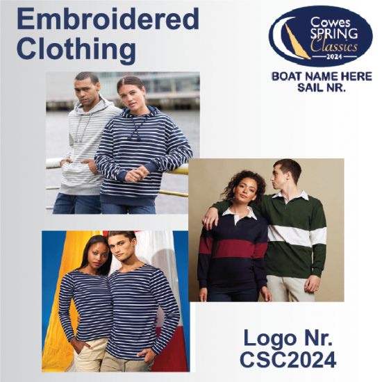 Embroidered Clothing & Accessories - Click Image to Close