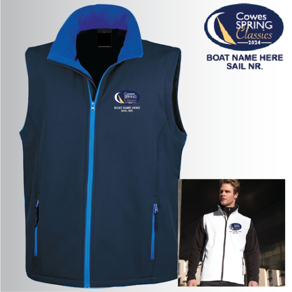 (image for) Mens Softshell Gilet 2ply (R232M)