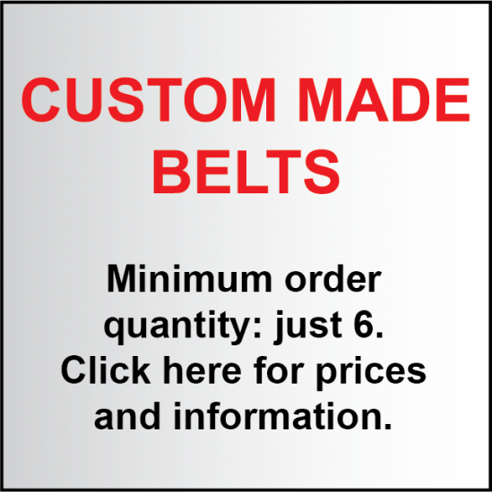 Custom Made Belts - Click Image to Close
