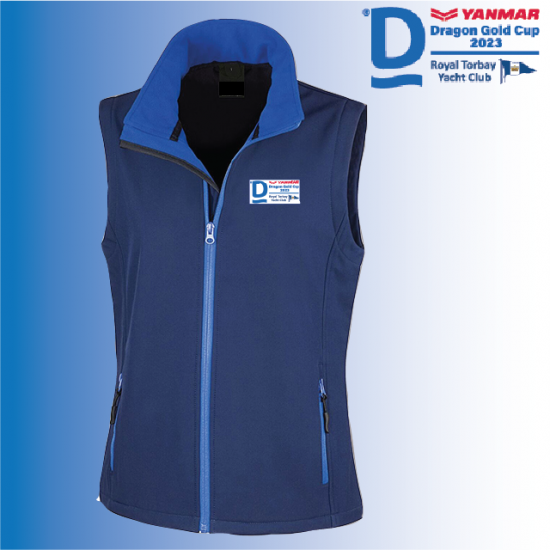Ladies Softshell Gilet 2ply (R232F) - Click Image to Close