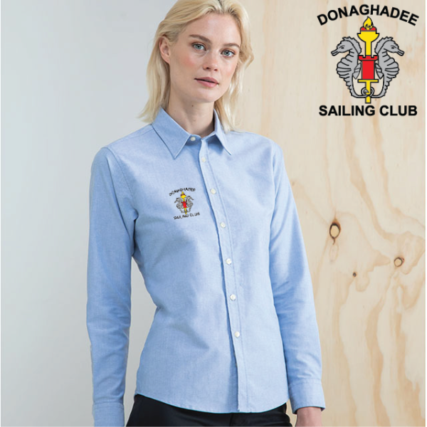 (image for) Delux Oxford Shirt, Ladies Long Sleeve (HB511)