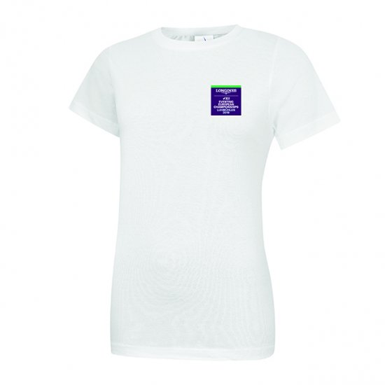 EEC2019 - Ladies T-Shirt with BACK LIST - Click Image to Close