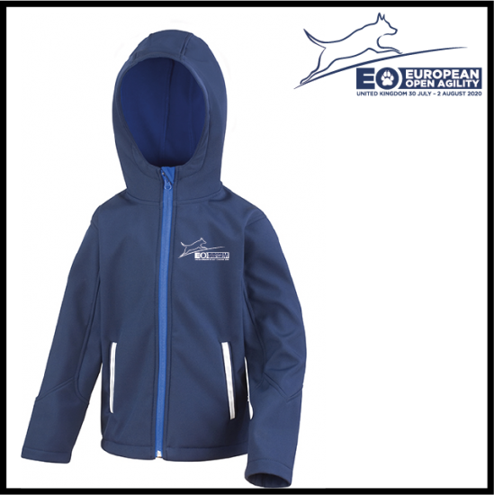 EO2020 Child Hooded Softshell Jacket (R224J) - Click Image to Close