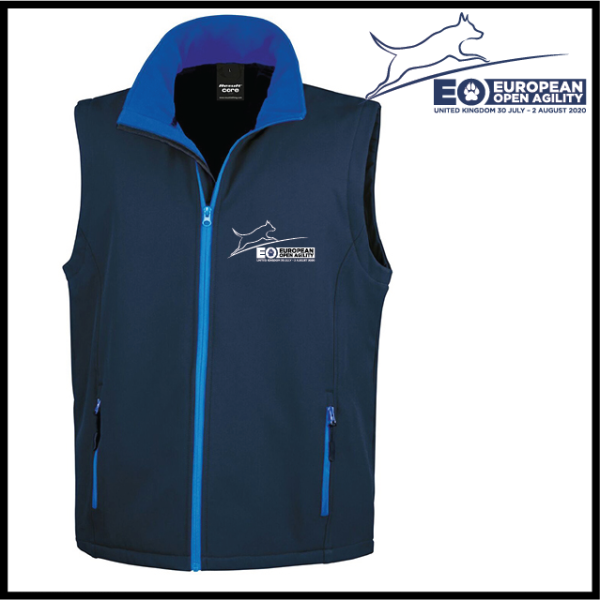 (image for) EO2020 Mens Softshell Gilet 2ply (R232M)