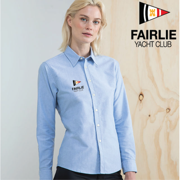 (image for) YC Ladies Delux Oxford Shirt, Long Sleeve (HB511)