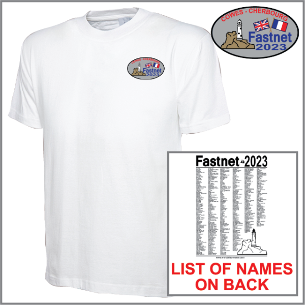 (image for) Fastnet Unisex T-Shirt with List of Boat Names (UC301)