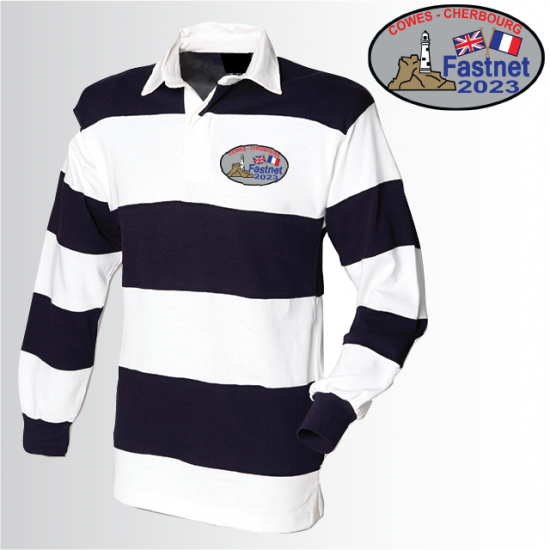 Fastnet Striped Rugby Shirt (FR08M) - Click Image to Close