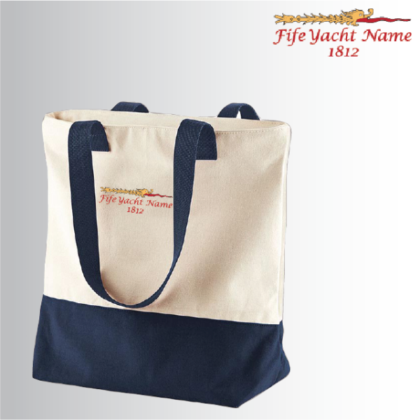 (image for) Canvas Two-Tone Tote Bag (BG683)