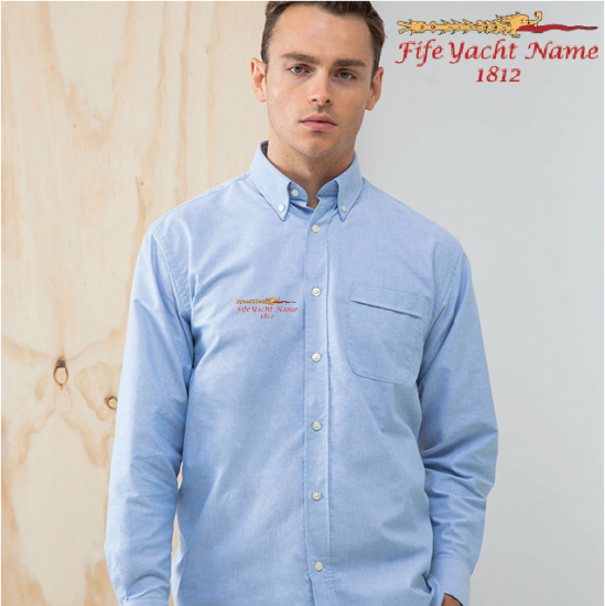 Mens Delux Oxford Shirt, Long Sleeve (HB510)