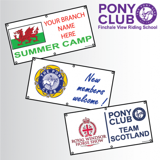 Pony Club Banners